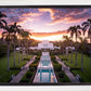 Laie Sunset Aerial