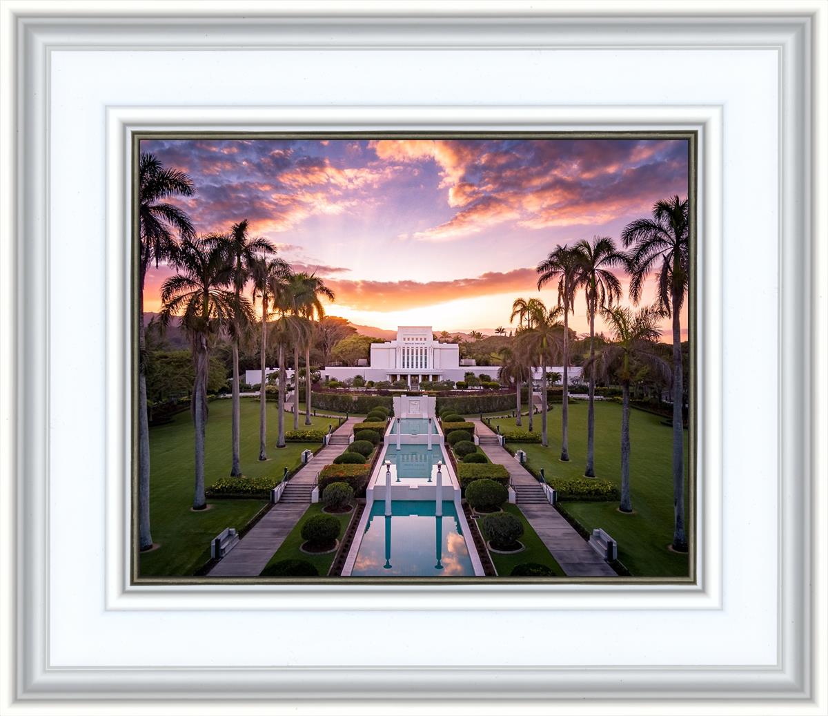Laie Sunset Aerial