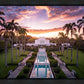Laie Sunset Aerial