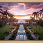 Laie Sunset Aerial