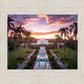 Laie Sunset Aerial