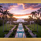 Laie Sunset Aerial