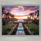 Laie Sunset Aerial
