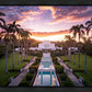 Laie Sunset Aerial
