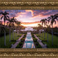 Laie Sunset Aerial