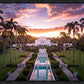 Laie Sunset Aerial