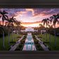 Laie Sunset Aerial