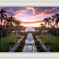 Laie Sunset Aerial