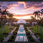 Laie Sunset Aerial