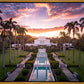 Laie Sunset Aerial