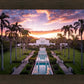 Laie Sunset Aerial