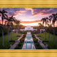 Laie Sunset Aerial