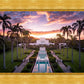 Laie Sunset Aerial