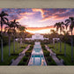 Laie Sunset Aerial