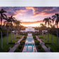 Laie Sunset Aerial