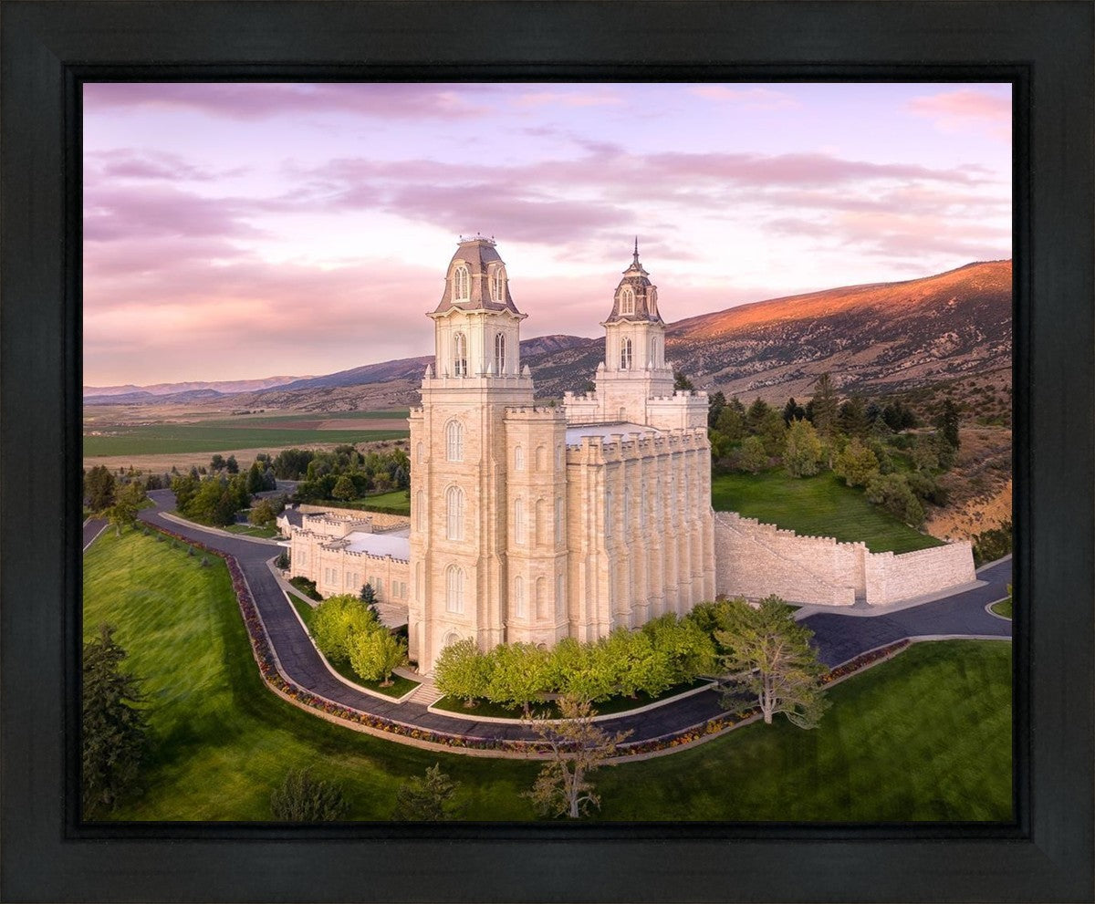 Manti Sunset From On High