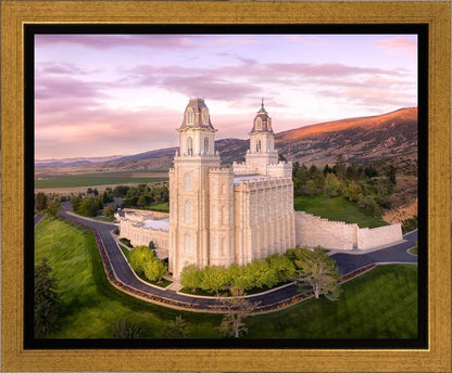 Manti Sunset From On High