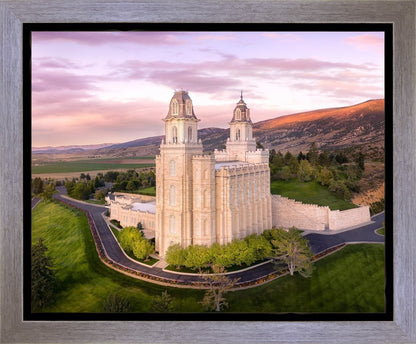 Manti Sunset From On High