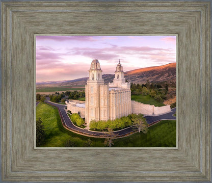 Manti Sunset From On High