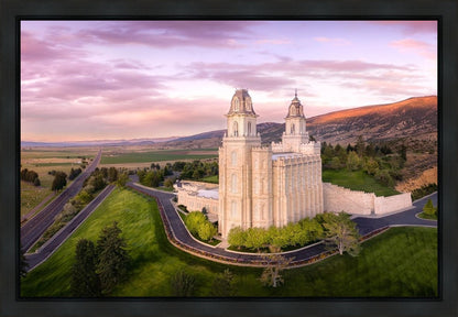 Manti Sunset From On High