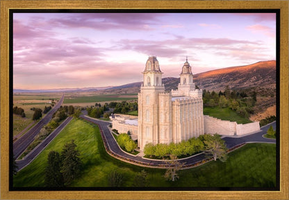 Manti Sunset From On High