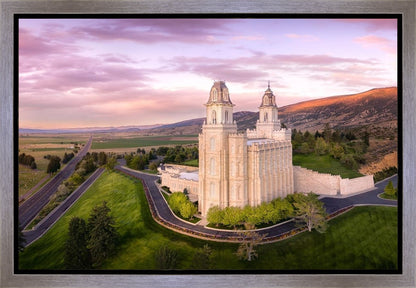 Manti Sunset From On High