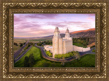 Manti Sunset From On High