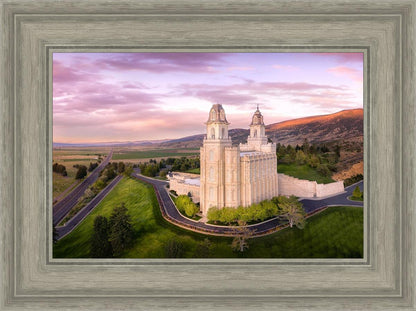 Manti Sunset From On High