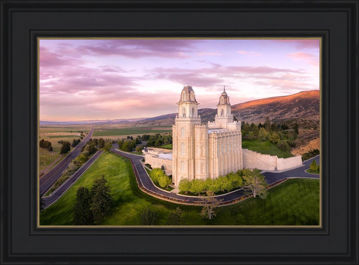 Manti Sunset From On High