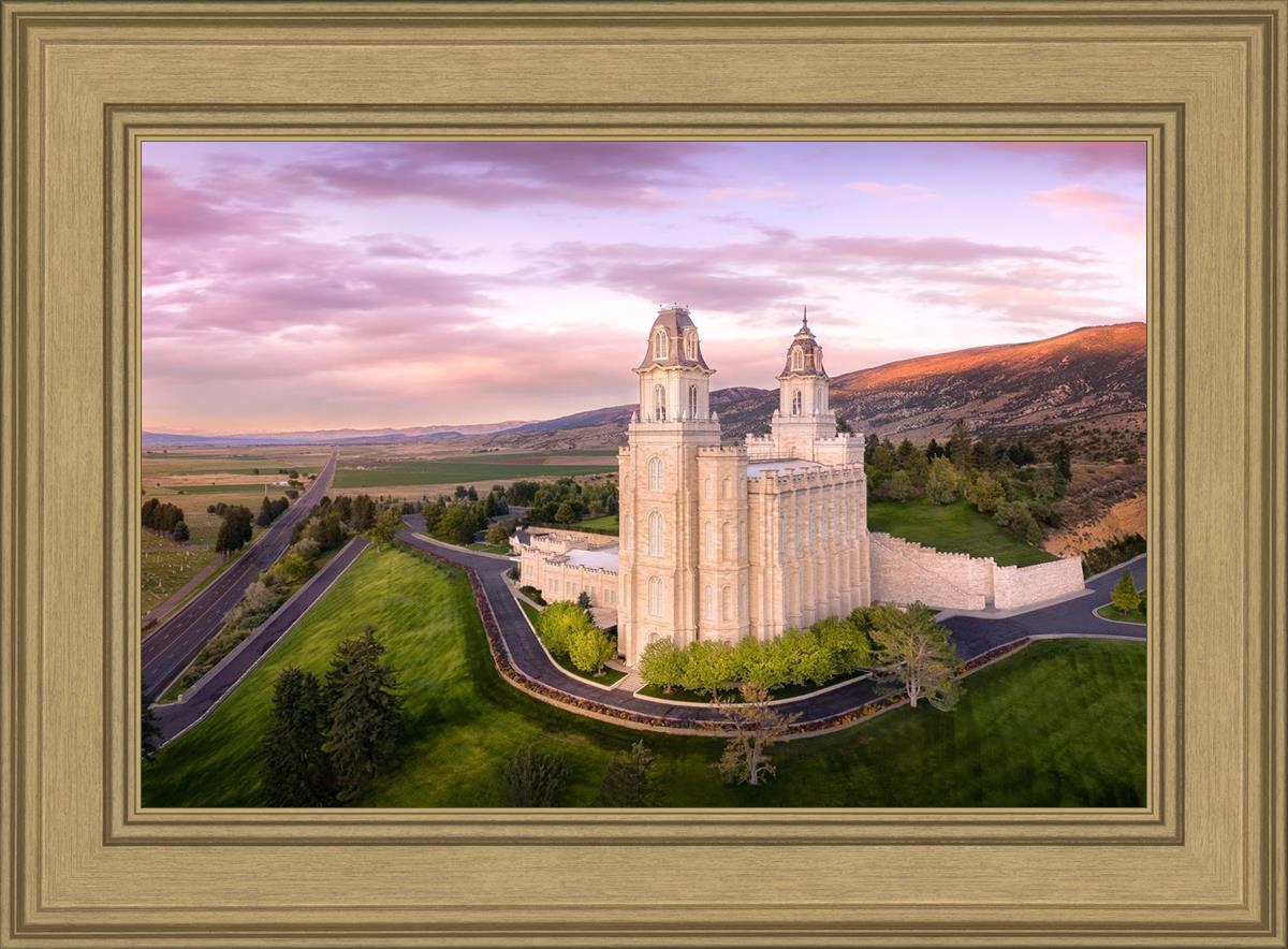 Manti Sunset From On High