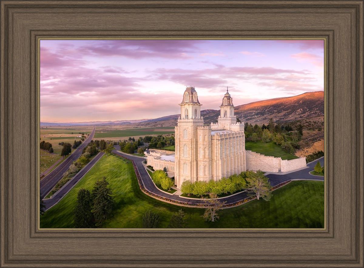 Manti Sunset From On High