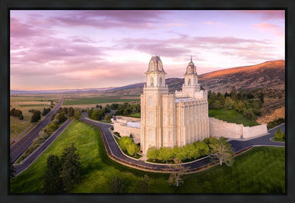 Manti Sunset From On High