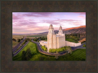 Manti Sunset From On High