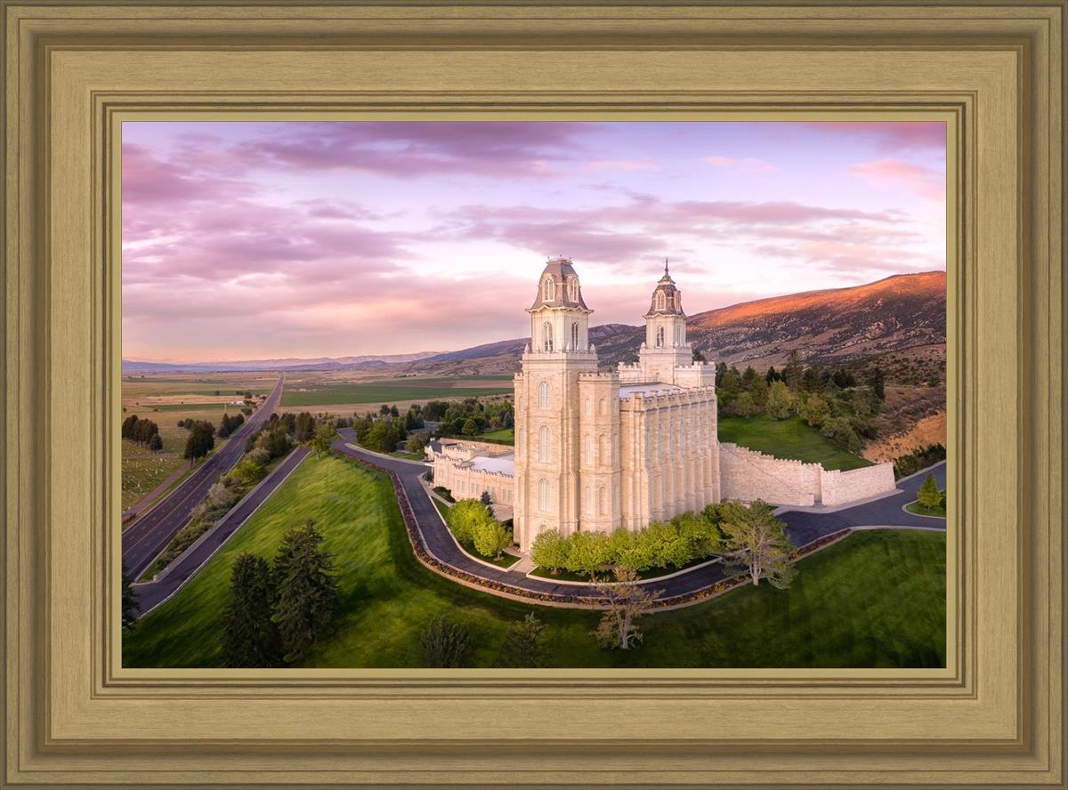 Manti Sunset From On High