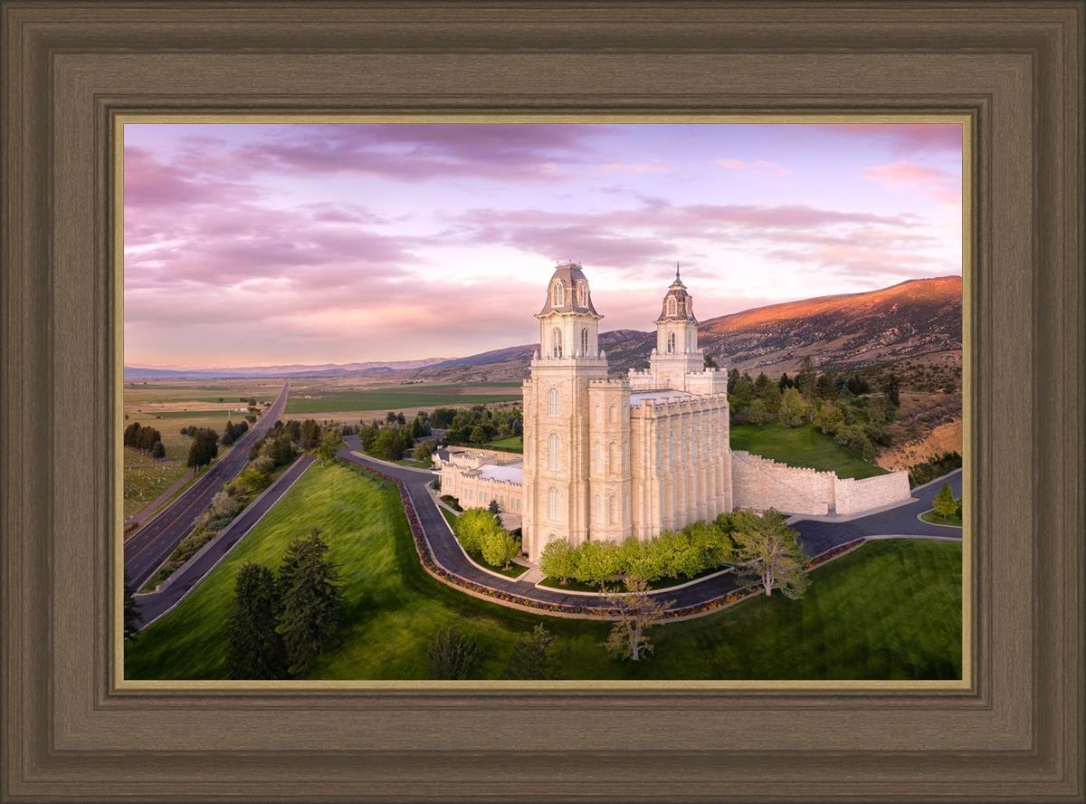 Manti Sunset From On High
