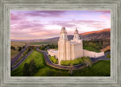 Manti Sunset From On High