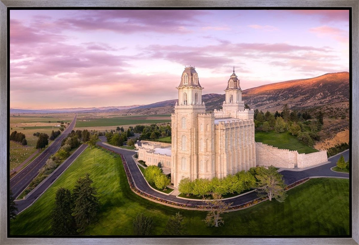 Manti Sunset From On High