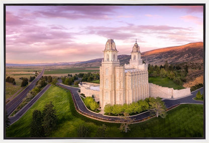 Manti Sunset From On High