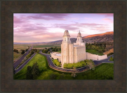 Manti Sunset From On High