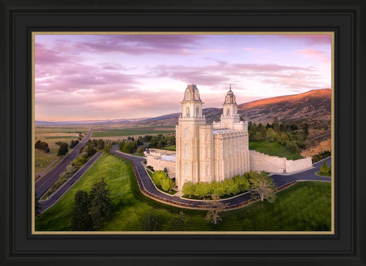 Manti Sunset From On High