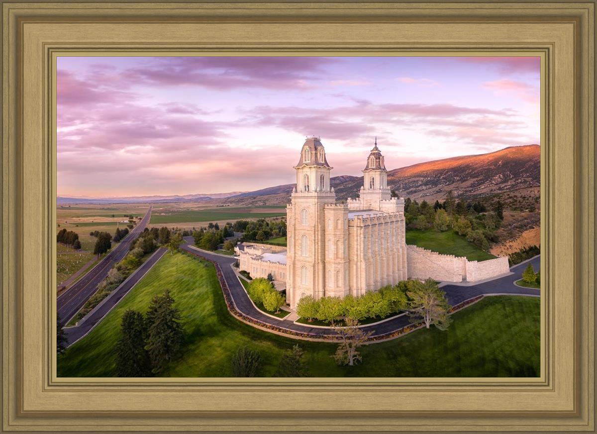 Manti Sunset From On High