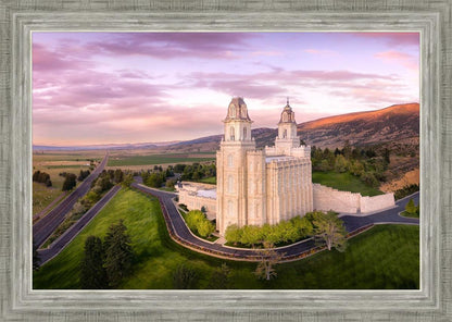 Manti Sunset From On High
