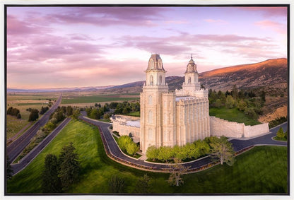 Manti Sunset From On High