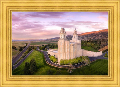 Manti Sunset From On High