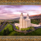 Manti Sunset From On High