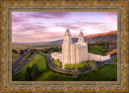 Manti Sunset From On High