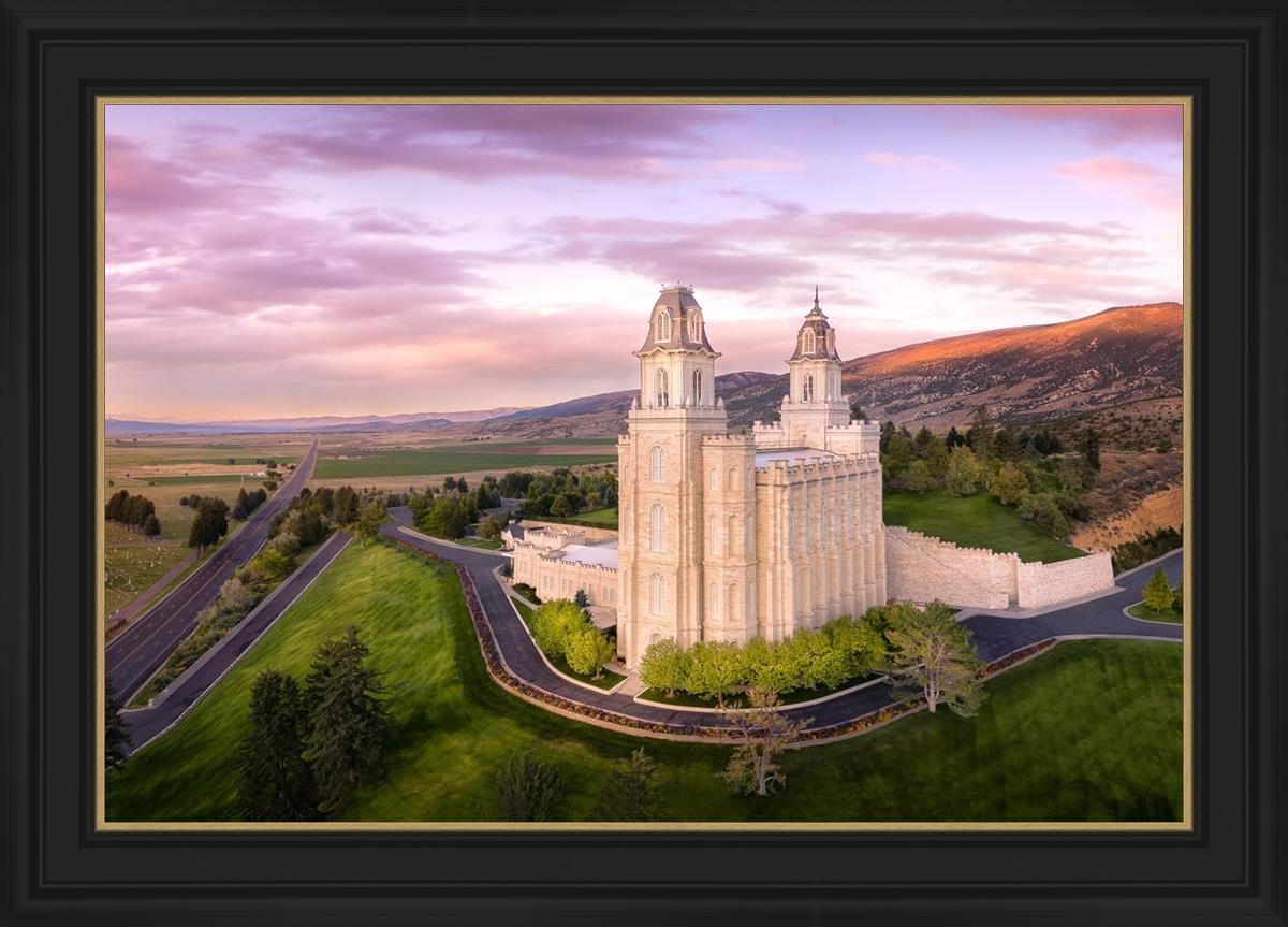 Manti Sunset From On High