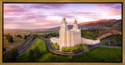 Manti Sunset From On High