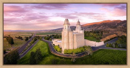 Manti Sunset From On High