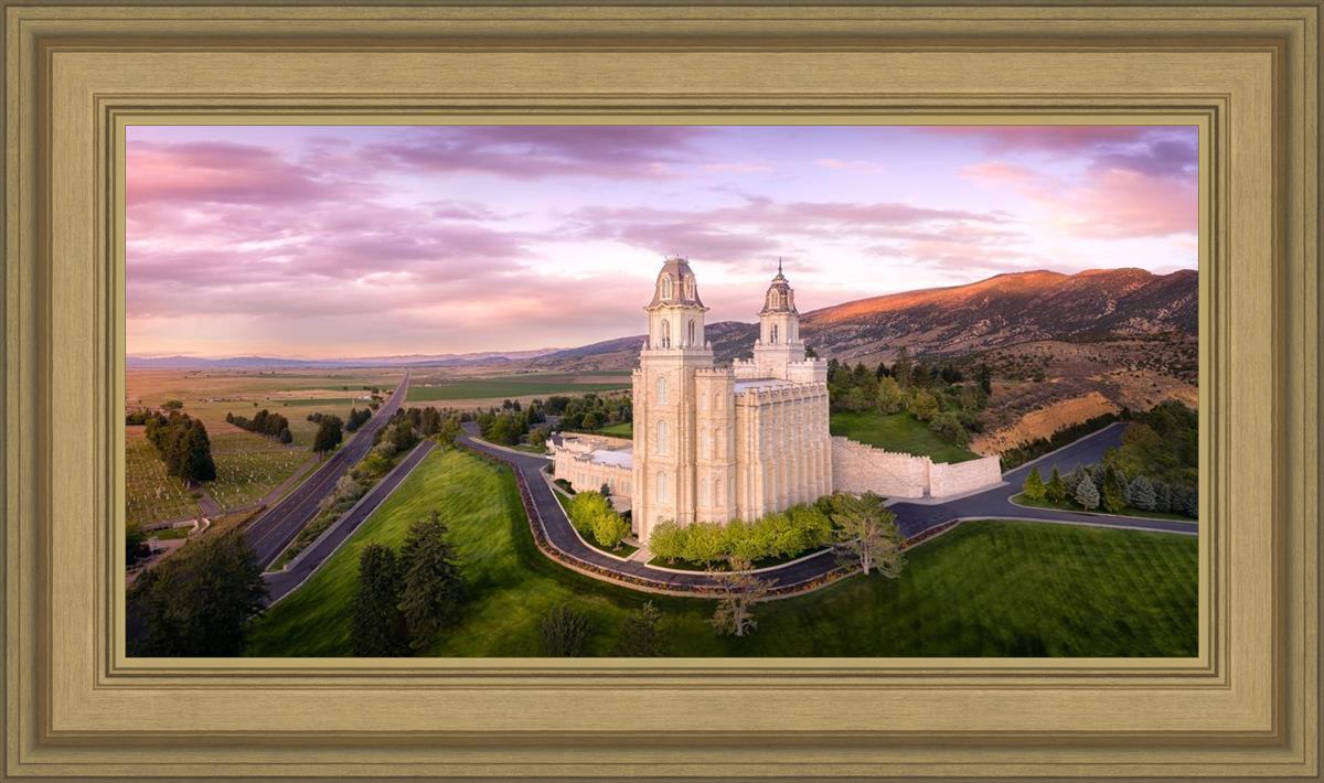 Manti Sunset From On High